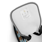 Women’s High Top Canvas Shoes Blizzard Blue and Livid Brown Plaid - Scottish Squares