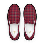 Women’s Slip-On Canvas Shoes Old Brick and Cab Sav Plaid 12 - Scottish Squares