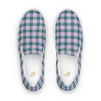 Women’s Slip-On Canvas Shoes Ming and Melanie Plaid 12 - Scottish Squares
